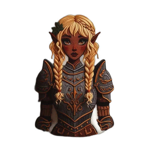 staff, fantasy art, pixel art, concept art, comic book art, earth tones, dark, golden transparent PNG cut-out