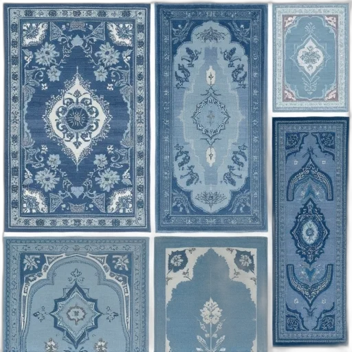 blue, pastel, monochrome, dark, collection, various, farmhouse, rugs transparent PNG cut-out