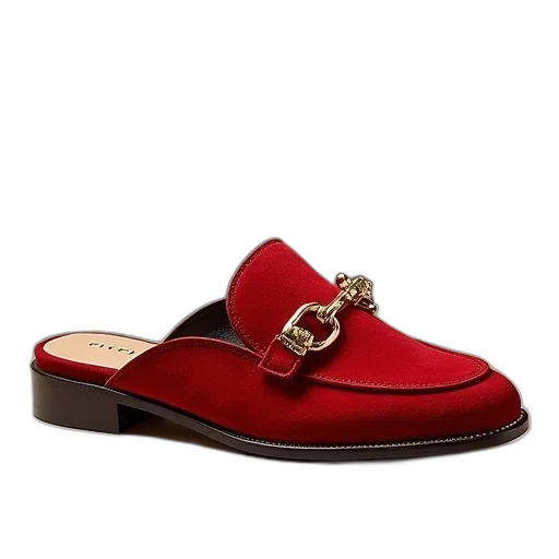 shoes, gucci, horsebit, velvet transparent PNG cut-out