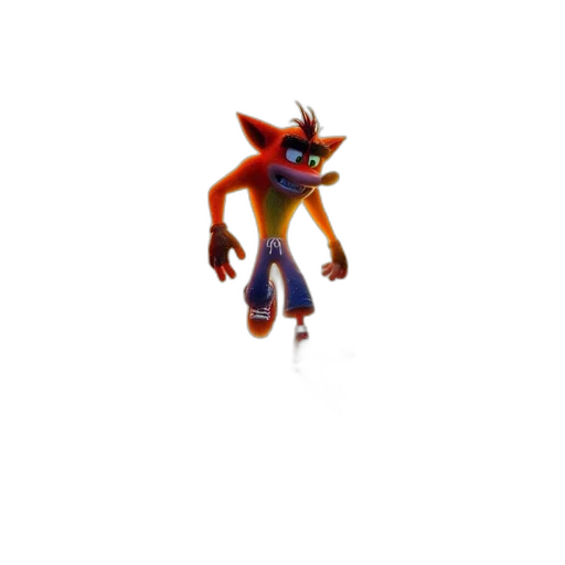 creature, animal, staff, mask, 3d render, concept art, pixel art, fantasy art transparent PNG cut-out