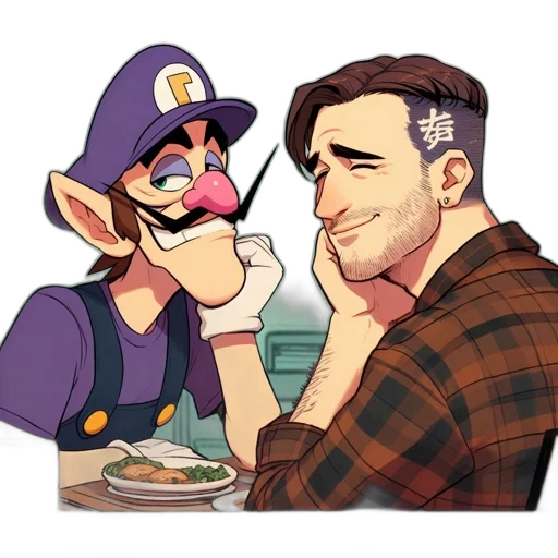food, hat, face, pixel art, vaporwave, concept art, cartoon, pastel transparent PNG cut-out