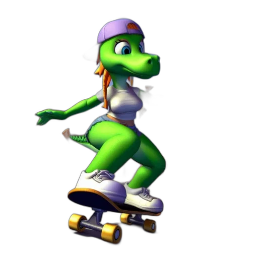 dragon, animal, creature, 3d render, concept art, pixel art, vaporwave, green transparent PNG cut-out