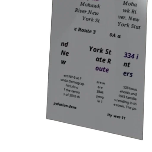 3d render, map, showing, intersection, ny-5, fonda, state, route transparent PNG cut-out