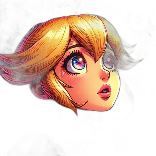 face, mask, crown, watercolor, fantasy art, concept art, anime, pastel transparent PNG cut-out