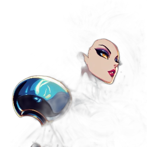 mask, robot, face, weapon, concept art, fantasy art, comic book art, pixel art transparent PNG cut-out