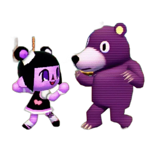 creature, animal, weapon, staff, concept art, pixel art, 3d render, vaporwave transparent PNG cut-out