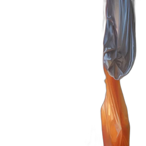 bottle, staff, hair, umbrella, 3d render, photorealistic, concept art, opulent transparent PNG cut-out