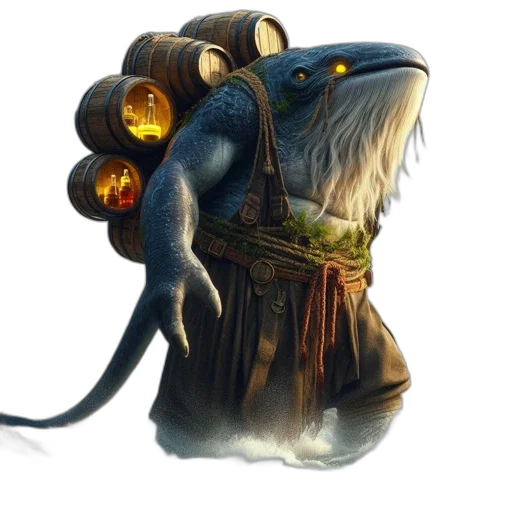 dragon, mask, creature, staff, concept art, fantasy art, 3d render, photorealistic transparent PNG cut-out