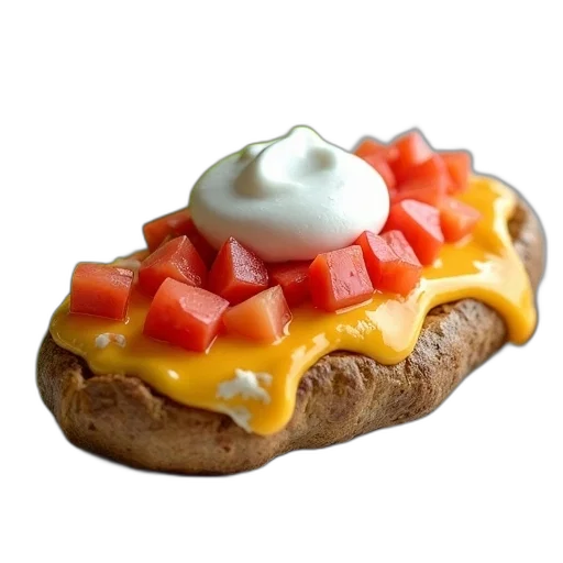 food, crown, shoes, photorealistic, 3d render, plate, baked, potatoes transparent PNG cut-out