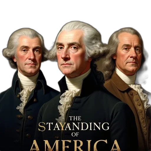 cover, history, channel, documentary, series, founding, america, featuring transparent PNG cut-out