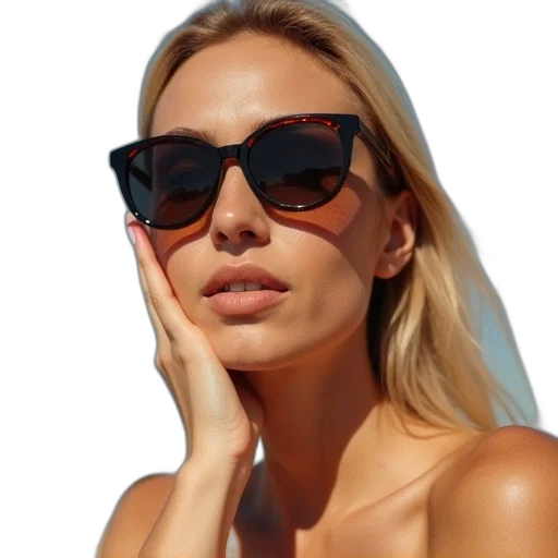 face, jewelry, woman, sunglasses transparent PNG cut-out