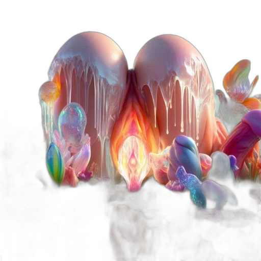crown, 3d render, photorealistic, concept art, fantasy art, fire, outer space, fog transparent PNG cut-out