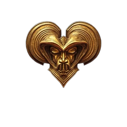 jewelry, crown, mask, golden transparent PNG cut-out