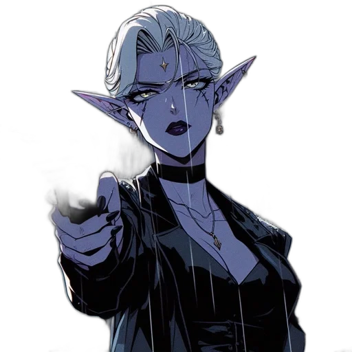 staff, jewelry, concept art, comic book art, pixel art, fantasy art, dark, blue transparent PNG cut-out