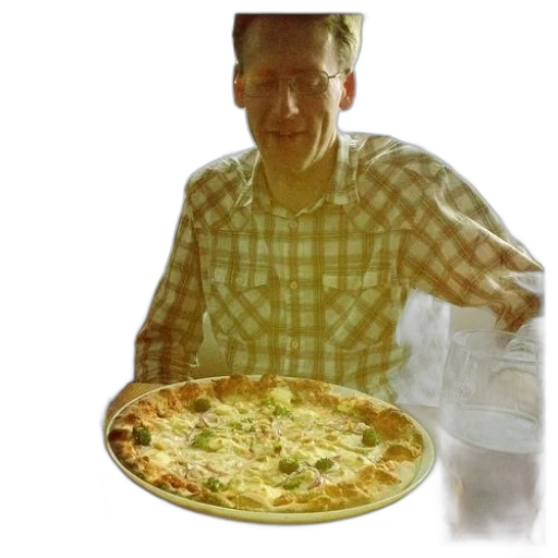 food, jacket, weapon, face, 3d render, photorealistic, concept art, man transparent PNG cut-out