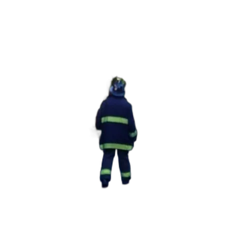 jacket, staff, hat, pixel art, 3d render, concept art, neon, green transparent PNG cut-out
