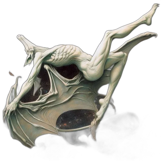 mask, creature, dragon, face, concept art, fantasy art, 3d render, photorealistic transparent PNG cut-out