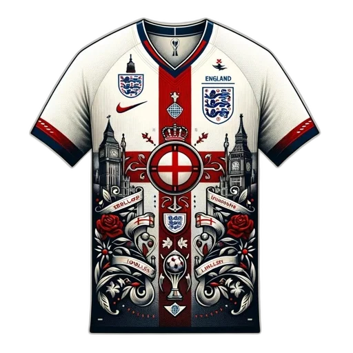 jacket, detailed, football, jersey, features, english, flag, emblem transparent PNG cut-out