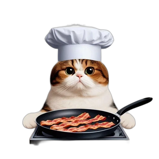 food, animal, hat, staff, photorealistic, 3d render, amusing, illustration transparent PNG cut-out