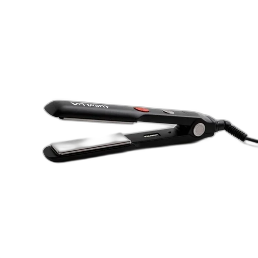 hair, staff, weapon, black, straightener, red, logo, side transparent PNG cut-out