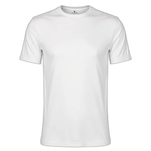 dress, plain, white, t-shirt, round, neckline, short, sleeves transparent PNG cut-out