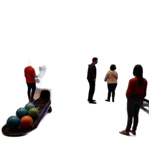 shoes, staff, robot, mask, 3d render, concept art, outer space, fog transparent PNG cut-out