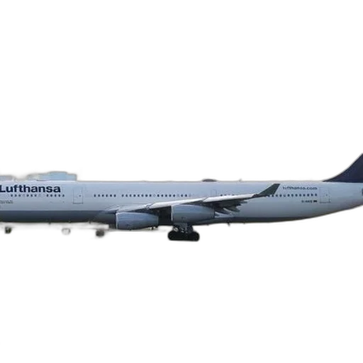 lufthansa, airplane, runway, cloudy transparent PNG cut-out