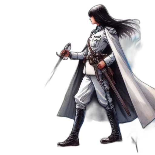sword, weapon, staff, concept art, fantasy art, pixel art, watercolor, monochrome transparent PNG cut-out