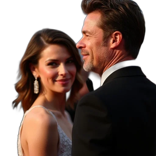 face, angelina, jovovich, brad transparent PNG cut-out