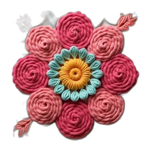 flower, jewelry, crown, staff transparent PNG cut-out