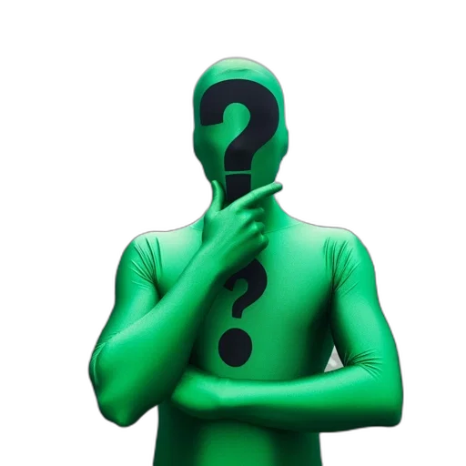 mask, face, robot, creature, 3d render, concept art, green, neon transparent PNG cut-out