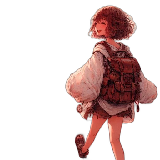 jacket, dress, watercolor, concept art, pixel art, photorealistic, snow, pastel transparent PNG cut-out