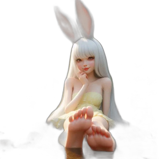 creature, shoes, dress, animal, 3d render, photorealistic, fantasy art, concept art transparent PNG cut-out