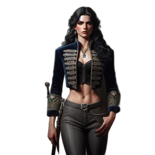 jacket, concept art, fantasy art, photorealistic, cyberpunk, dark, ornately, clad transparent PNG cut-out