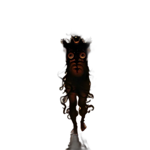 mask, creature, face, animal, concept art, pixel art, 3d render, fantasy art transparent PNG cut-out