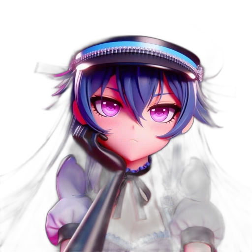 robot, weapon, staff, sword, anime, pixel art, cyberpunk, 3d render transparent PNG cut-out