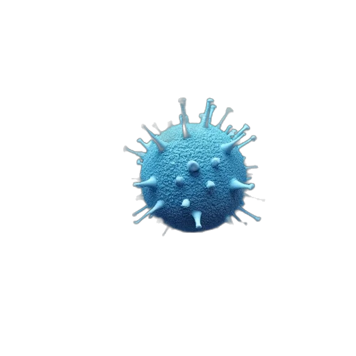 weapon, umbrella, crown, creature, 3d render, pixel art, concept art, blue transparent PNG cut-out