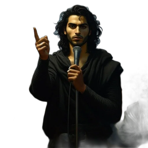staff, jacket, weapon, sword, concept art, fantasy art, photorealistic, pixel art transparent PNG cut-out