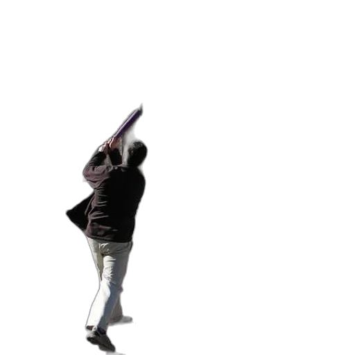 staff, hat, jacket, umbrella transparent PNG cut-out