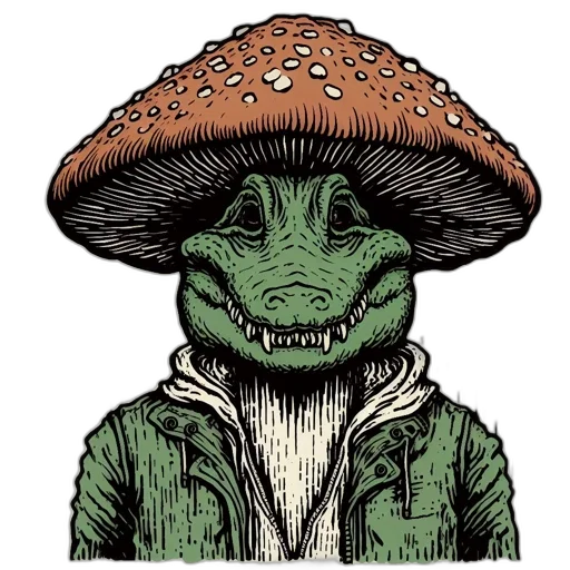 hat, dragon, creature, animal, concept art, comic book art, fantasy art, pixel art transparent PNG cut-out