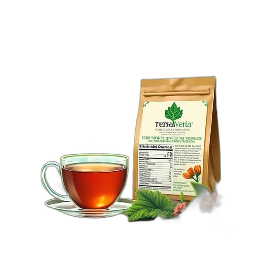 image, advertisement, product, called, colloft, leaf, tea, terraverita transparent PNG cut-out