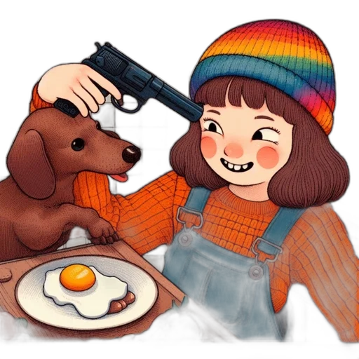 food, weapon, animal, hat, pixel art, concept art, watercolor, photorealistic transparent PNG cut-out