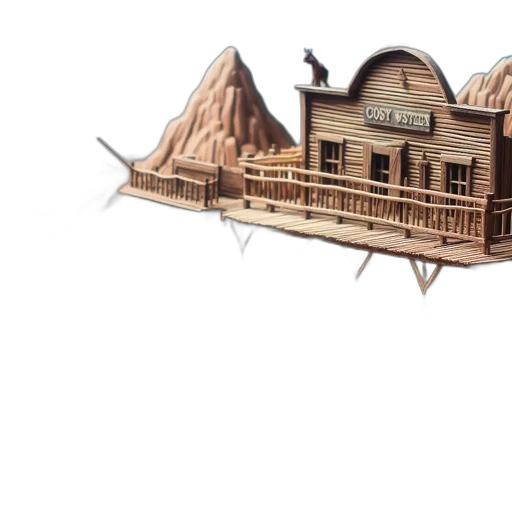 building, furniture, concept art, 3d render, photorealistic, fantasy art, detailed, miniature transparent PNG cut-out