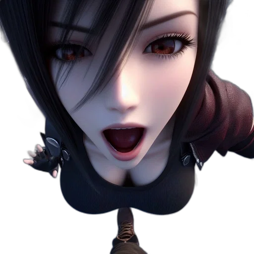 face, staff, creature, concept art, 3d render, fantasy art, photorealistic, dark transparent PNG cut-out