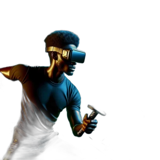 mask, concept art, 3d render, comic book art, pixel art, young, man, wears transparent PNG cut-out