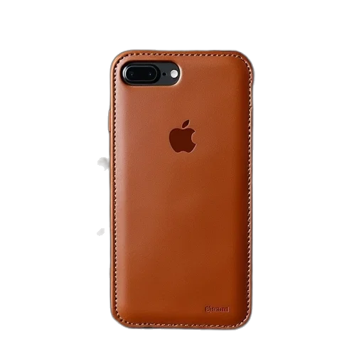 apple, leather, case, iphone, plus, saddle, tan transparent PNG cut-out