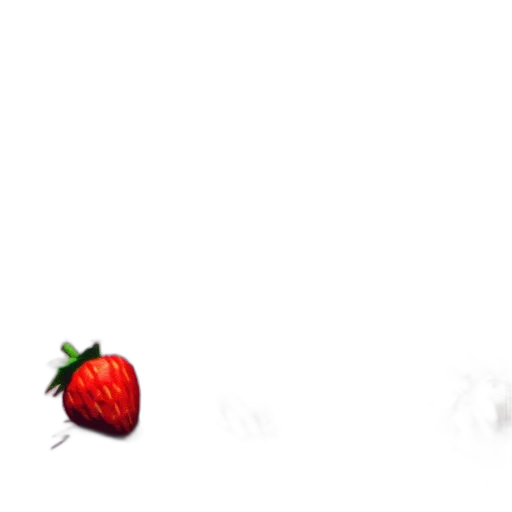 food, flower, umbrella, hat, pixel art, concept art, photorealistic, 3d render transparent PNG cut-out