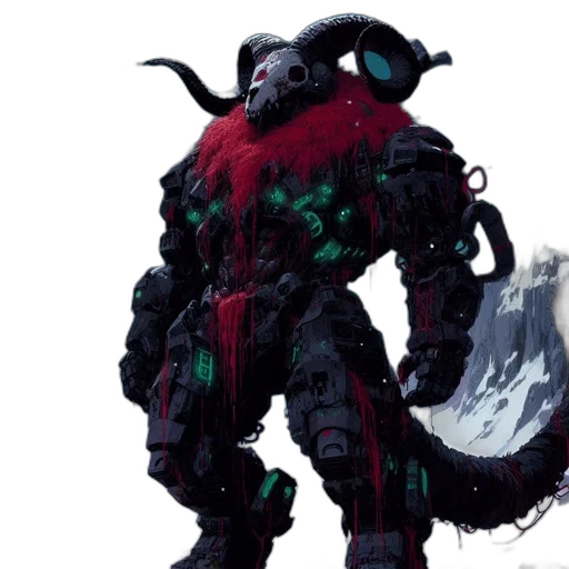 creature, robot, concept art, comic book art transparent PNG cut-out