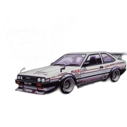 car, photorealistic, concept art, 3d render, fantasy art, box, contains, japan-spe transparent PNG cut-out