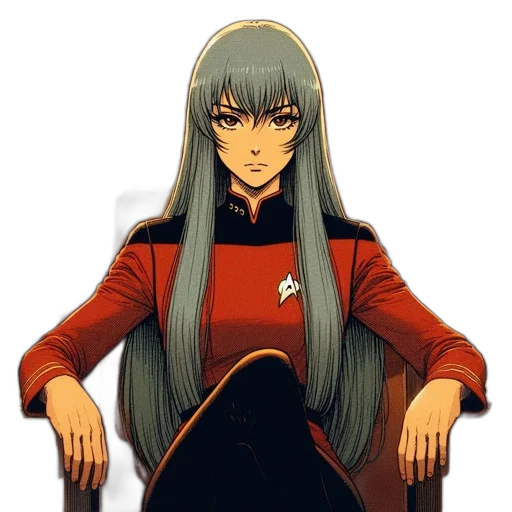 staff, jacket, face, hair, pixel art, anime, concept art, cartoon transparent PNG cut-out